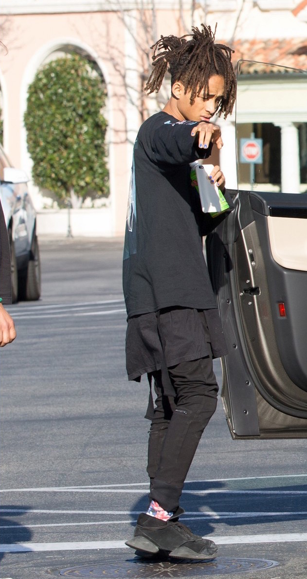 jaden smith wearing rick owens x adidas sneakers pause jaden smith wearing rick owens x adidas sneakers pause