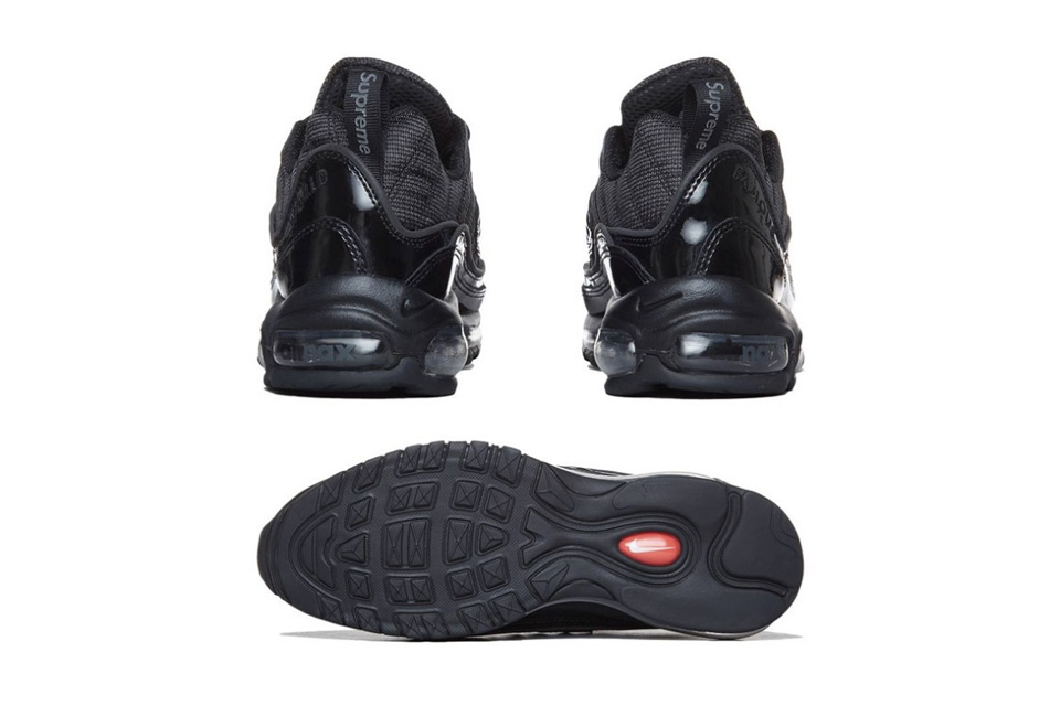 nike air max 98 x supreme triple black nike air max 98 x supreme triple black