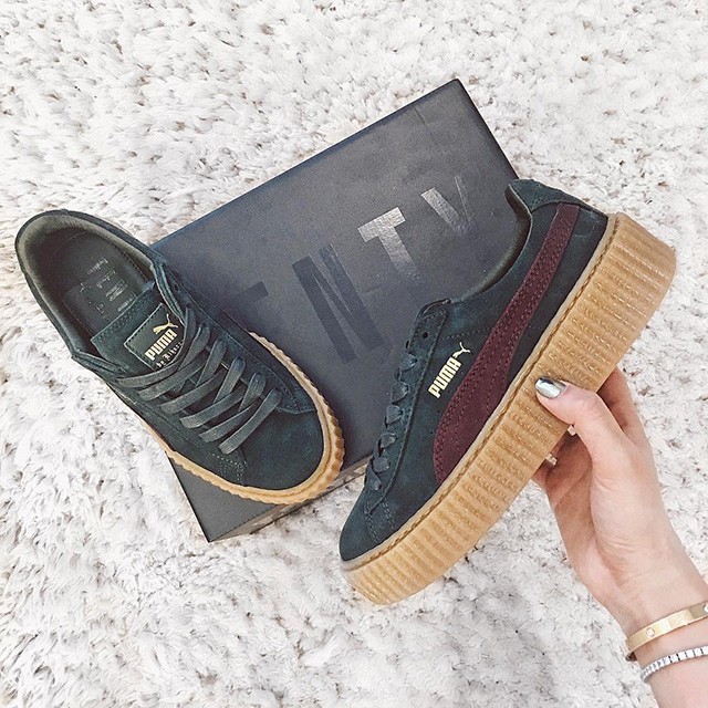 Puma Rihanna Fenty Burgundy Puma Rihanna Fenty Burgundy
