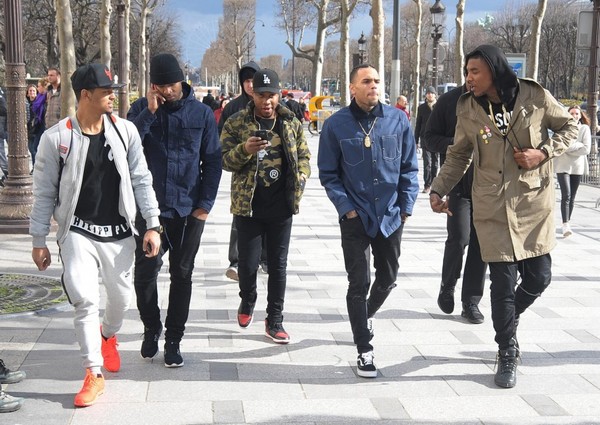 Spotted: Chris Brown in Givenchy Denim Shirt