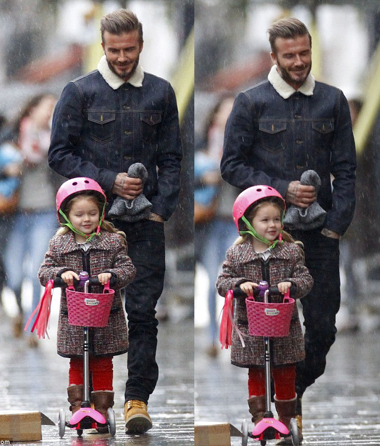 Spotted: David Beckham wears WESC in Notting Hill