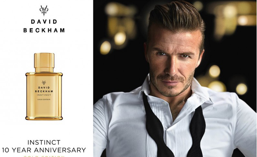 David Beckham Launches Instinct Gold Edition Fragrance