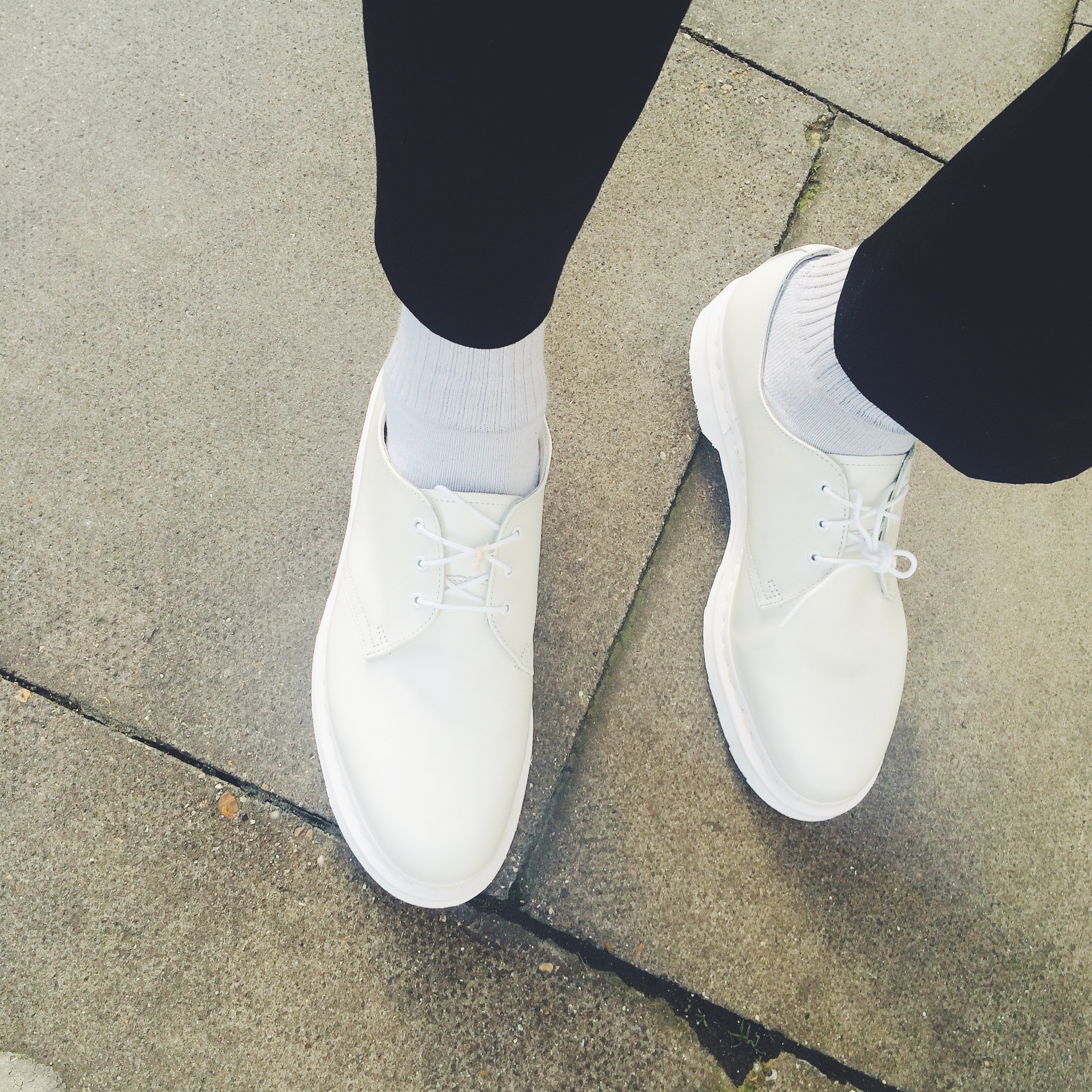 Dr Martens All-White 1461 Spring/Summer 2015 Mono Shoes