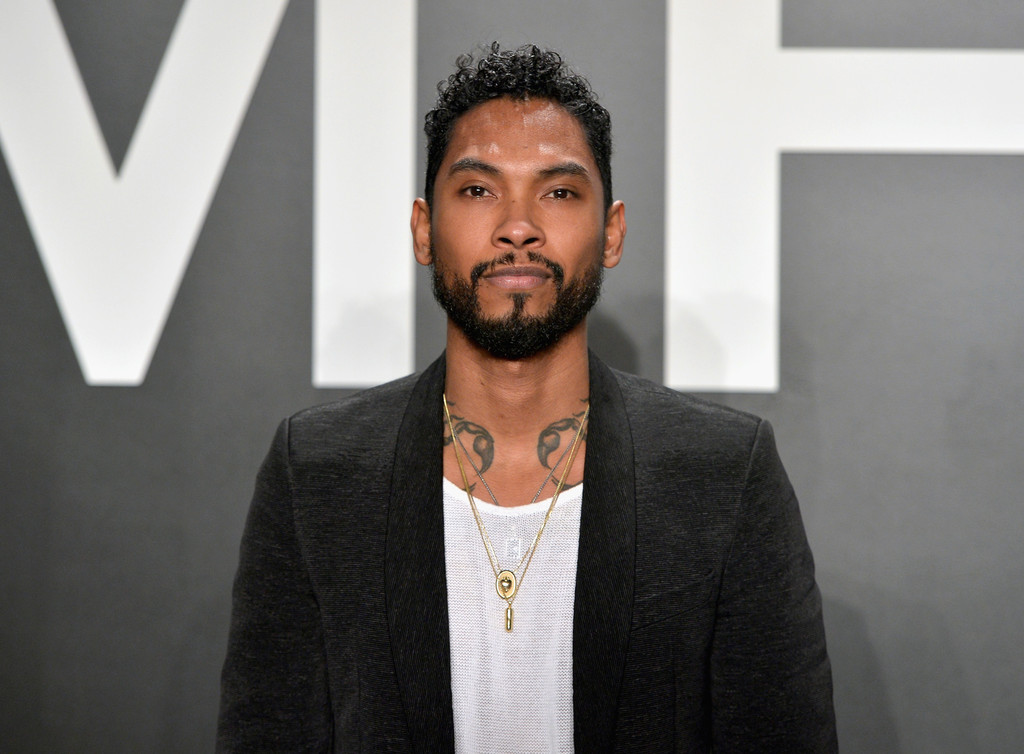 Spotted: Miguel in Moschino at Tom Ford Show
