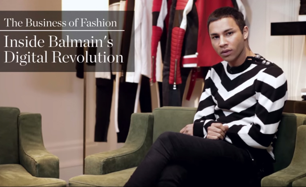 BoF Interviews Olivier Rousteing from Balmain About Digital Revolution