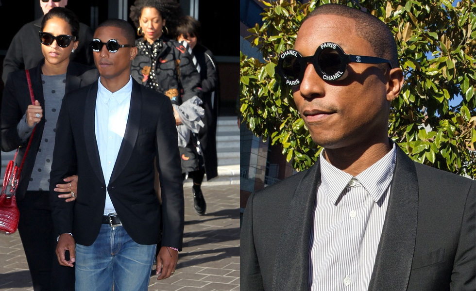 Celebrity Style: Pharrell Williams Wears Chanel Sunglasses To Court