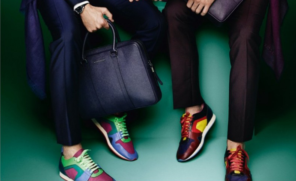 Burberry Men’s Spring 2015 Campaign featuring Suits & Sneakers