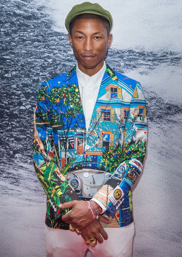 Spotted: Pharrell Williams Wears Nigo x United Arrows at Cannes, France