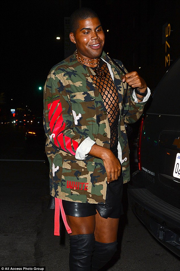 SPOTTED: EJ Johnson in OFF-WHITE
