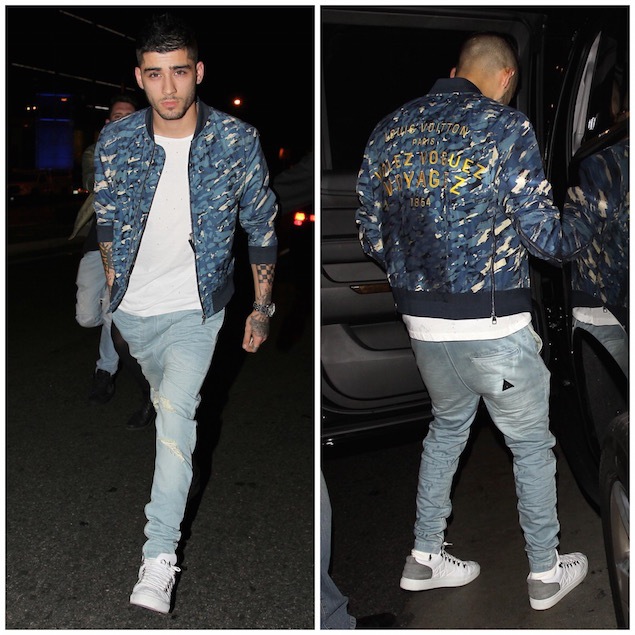Spotted: Zayn Malik In Alexander MCQueen, Louis Vuitton and Filling Pieces 