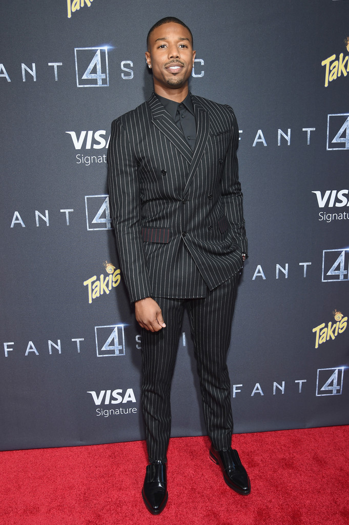 Michael B. Jordan Wears Givenchy Suit to Movie Premiere