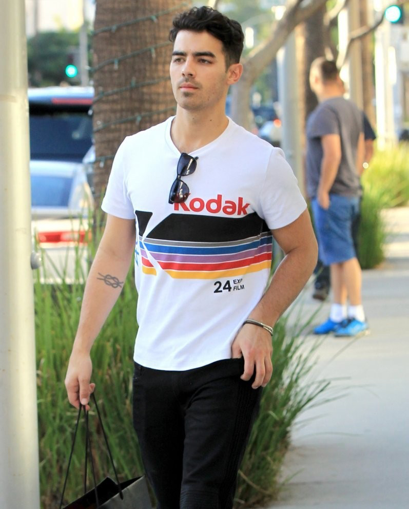 Spotted: Joe Jonas in Kodak T-Shirt From Opening Ceremony