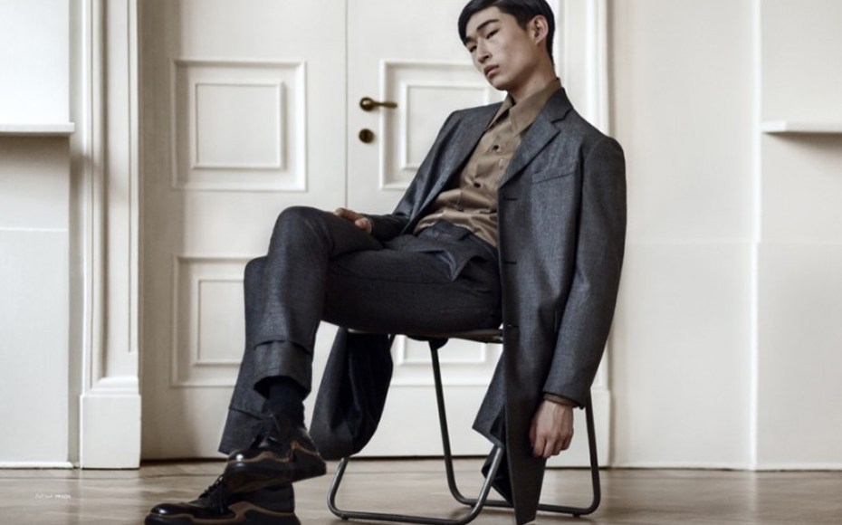 Sang Woo Kim poses for TOM* Magazine
