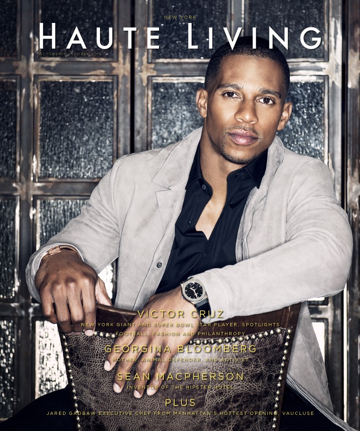 Victor Cruz Covers Haute Living & Talks Ricardo Tisci
