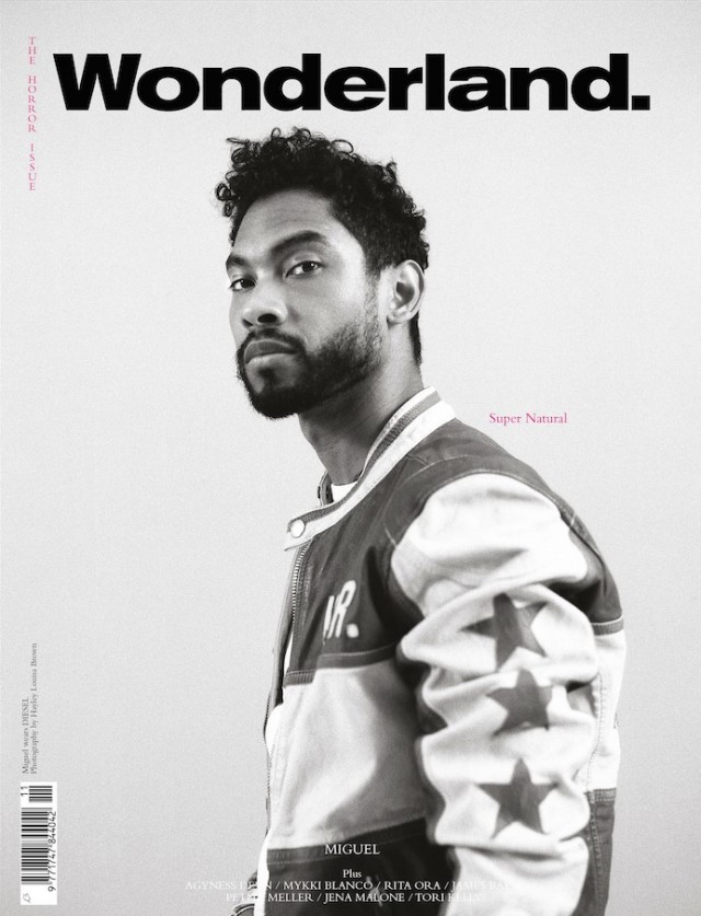 Miguel Covers Wonderland Magazine
