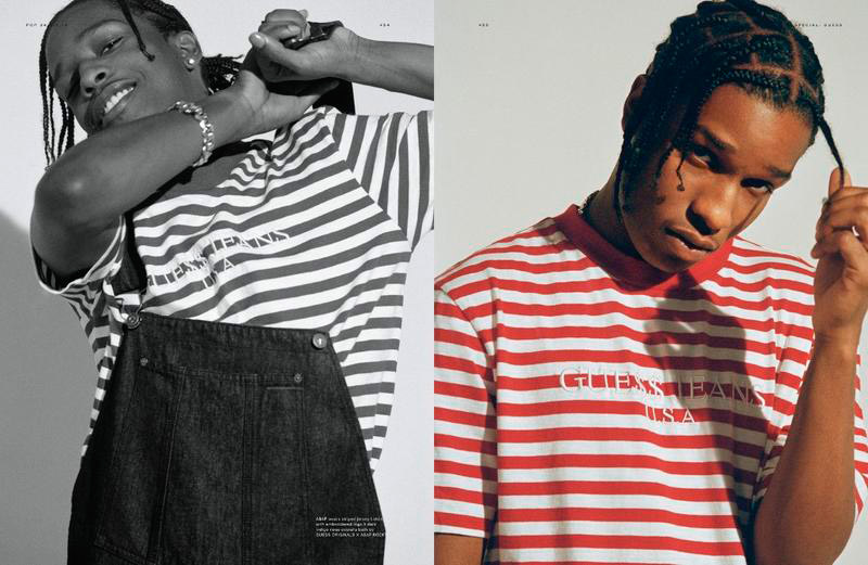 A$AP Rocky & Naomi Campbell in Pop Editorial