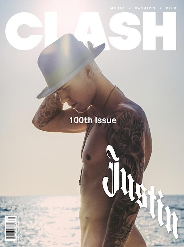 Justin Bieber Covers Clash Magazine
