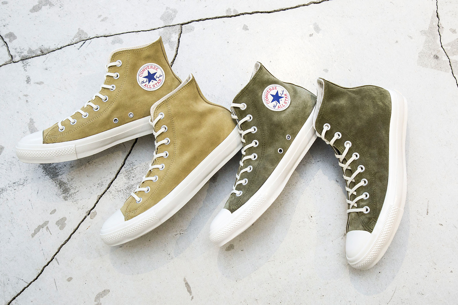 BEAUTY & YOUTH Bespoke Premium Suede Converse Chuck Taylors