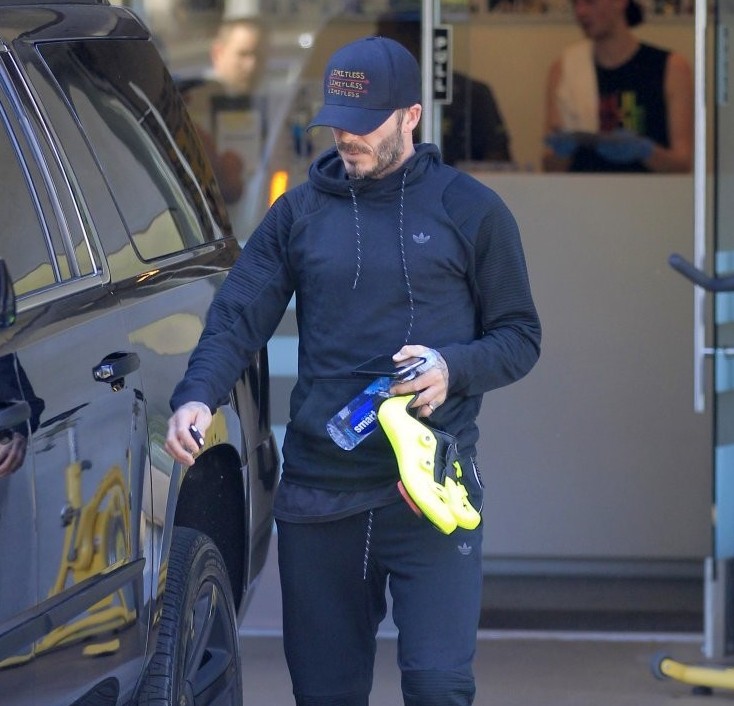 Spotted: David Beckham in Top-to-Toe Adidas