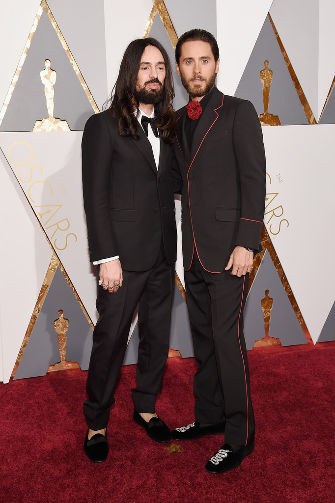 Jared Leto Attends Oscars With Gucci’s Creative Director