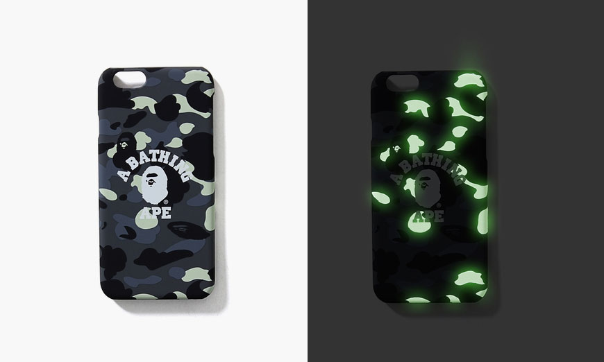 BAPE Glow-in-the-Dark Camo iPhone 6/6s Case