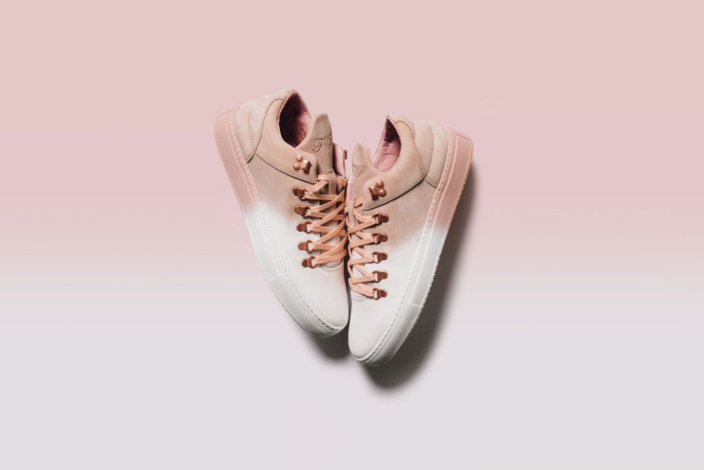 Filling Pieces White/Coral Colourway