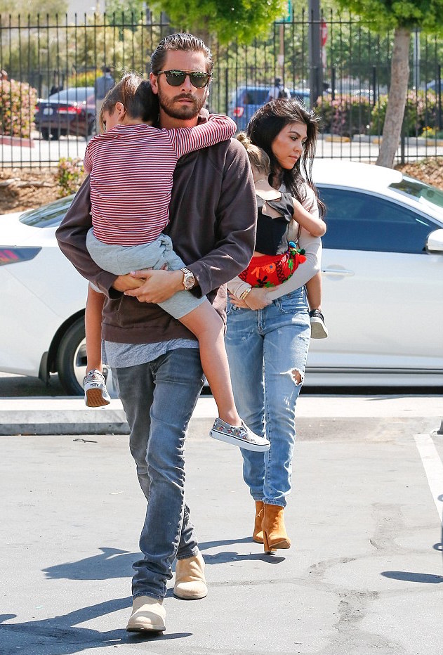 Spotted: Scott Disick in Saint Laurent & Common Projects