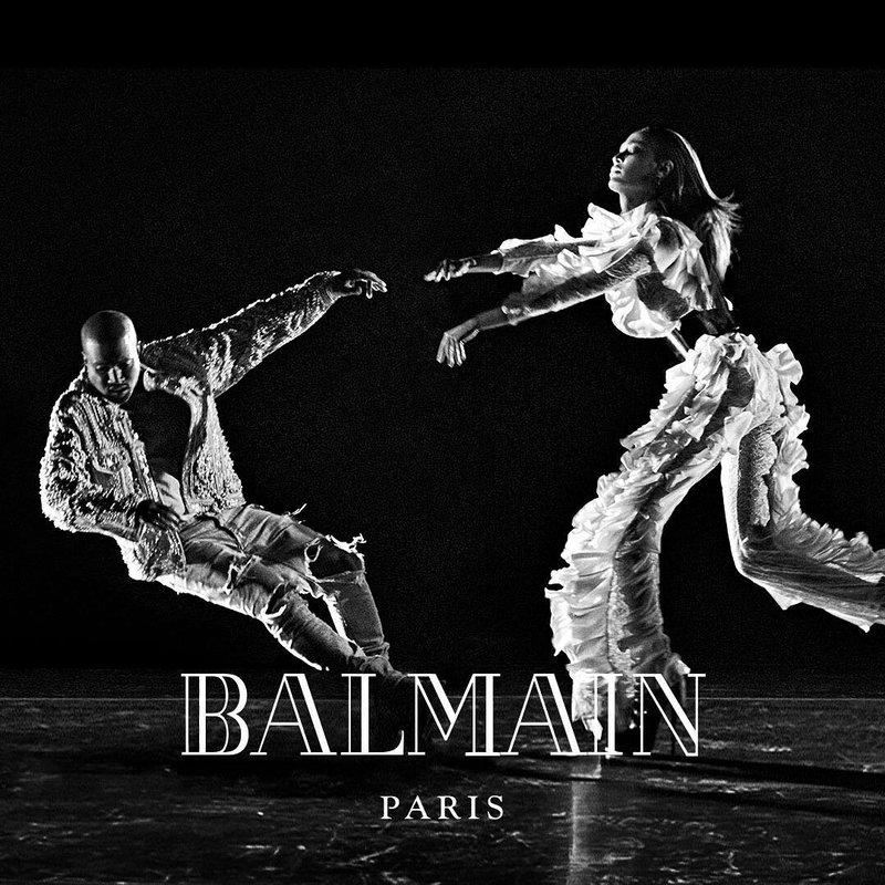 Spotted: Kanye Stars In Balmain’s FW16 Campaign