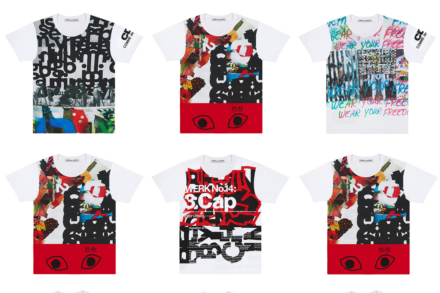 Comme des Garçons Unveils “Collage T-shirts” Collection