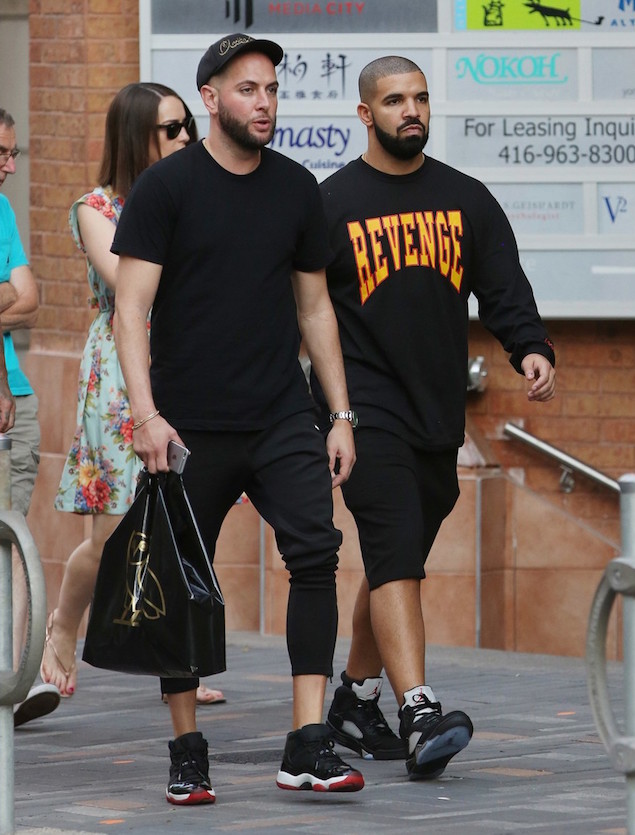 Spotted: Drake Wears ‘Revenge’ Tour Shirt & Air Jordan 5 Retros