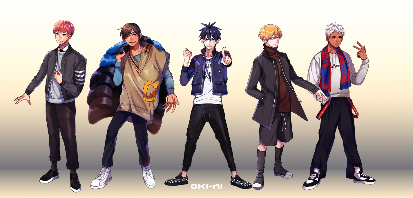 oki-ni Unveils Fashion Manga Characters