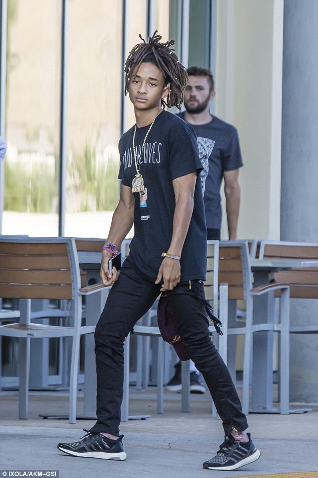 Spotted: Jaden Smith Wears UNDERCOVER T-Shirt & Adidas Ultra Boosts
