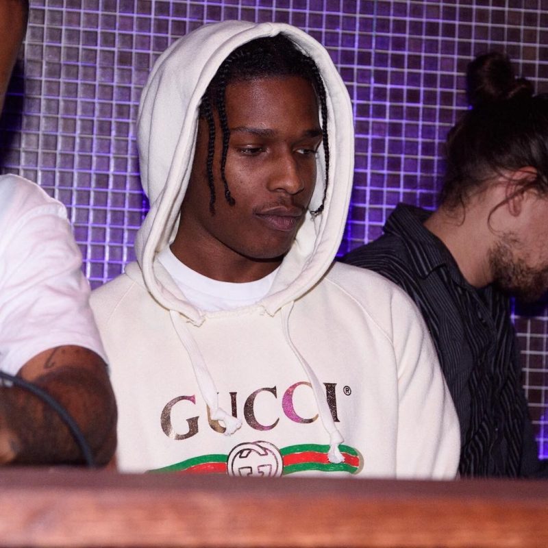 SPOTTED: A$AP Rocky in Gucci Hoodie