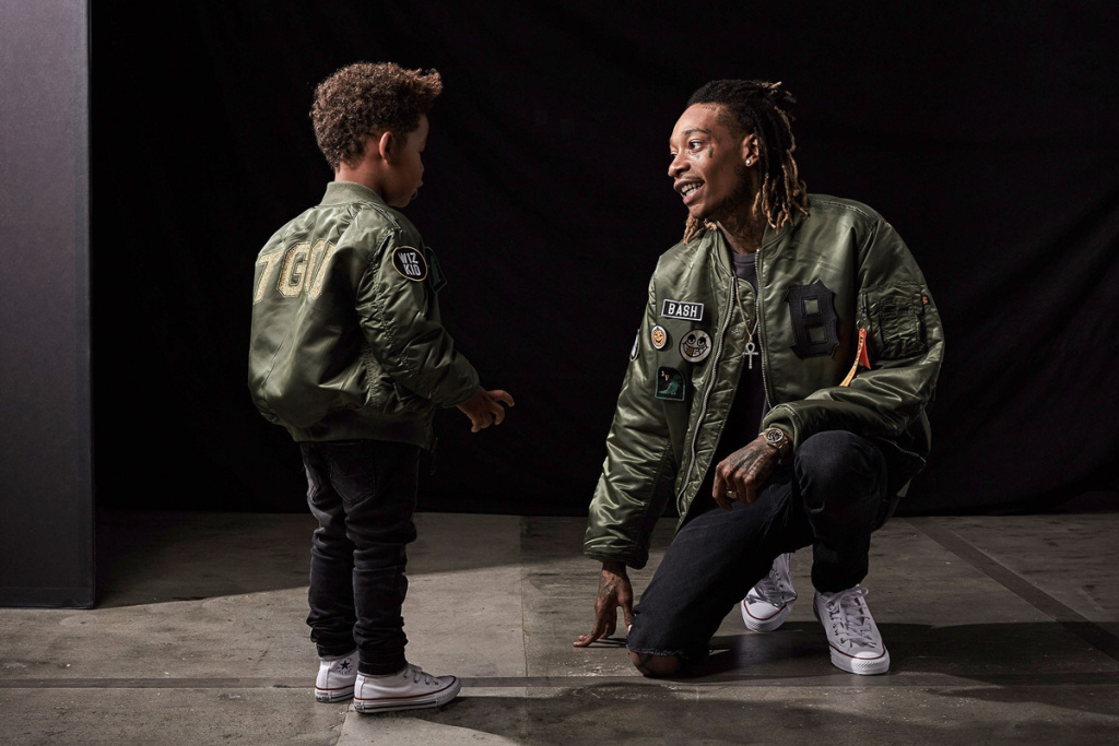 Wiz Khalifa Collaborates on a Clothing Line With His Son