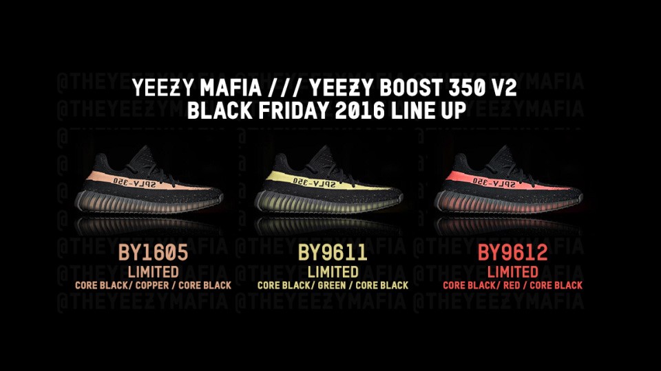 Yeezy Boost 350 V2 To Release With Three New Colourways