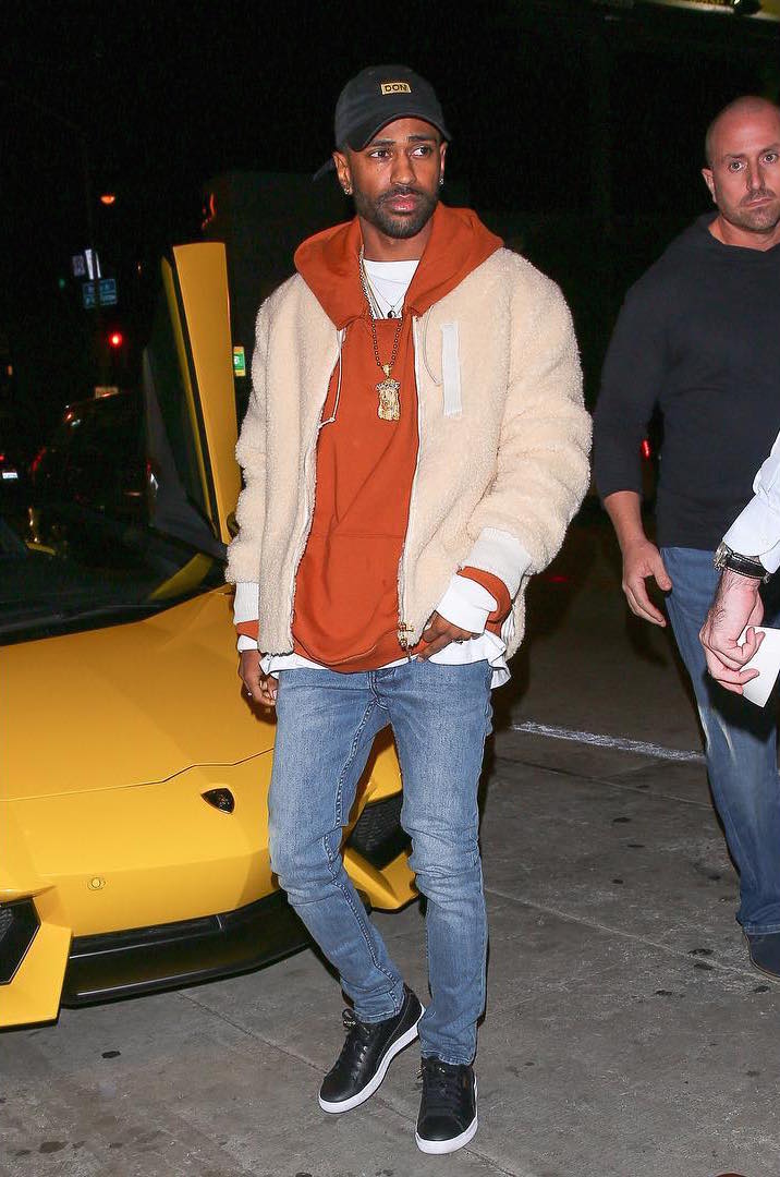 SPOTTED: Big Sean In Aimé Leon Dore Jacket And Puma Sneakers