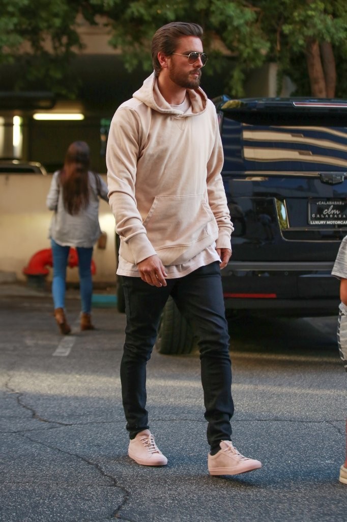 SPOTTED: Scott Disick in Saint Laurent, Knyew & Common Projects