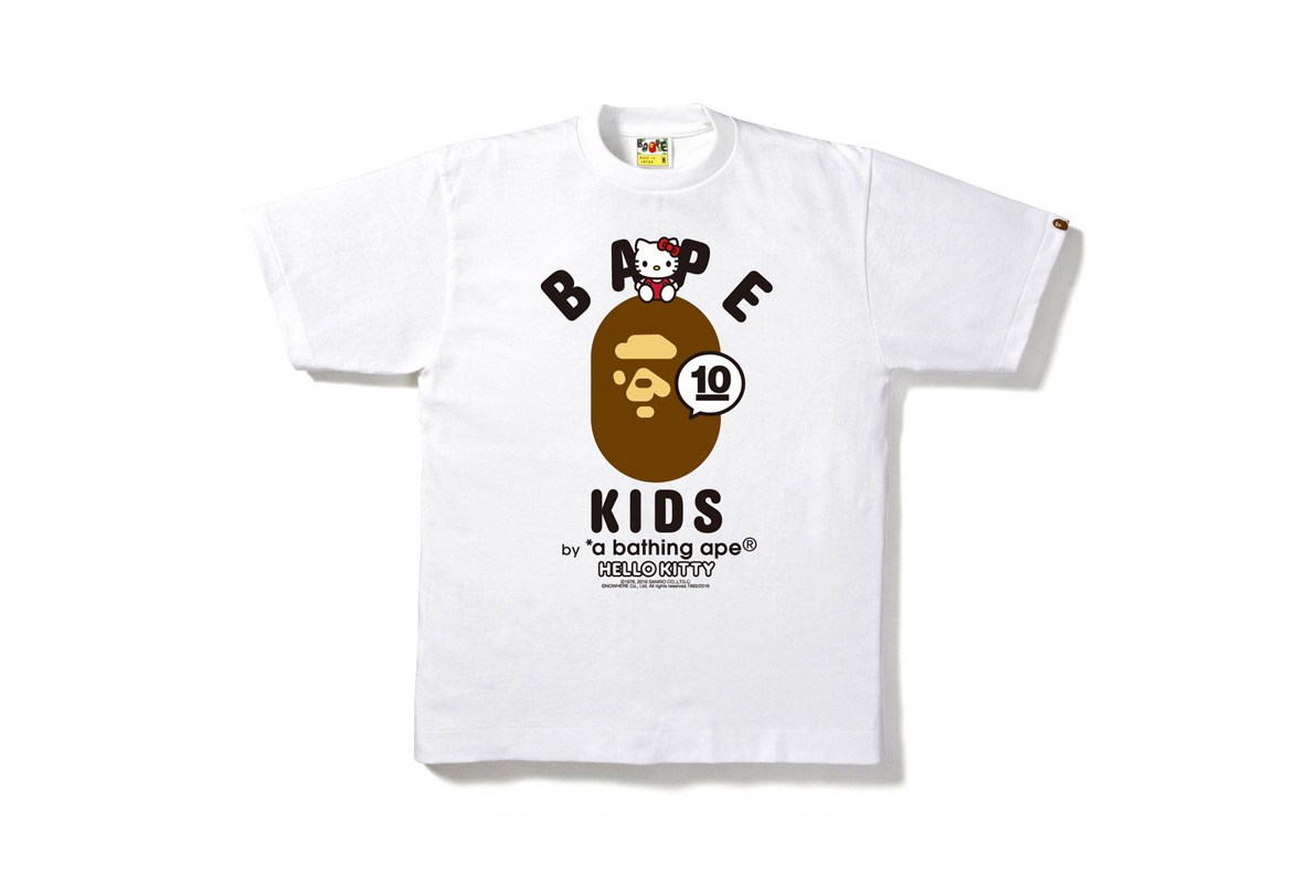 BAPE KIDS Celebrate 10th Anniversary With Hello Kitty and My Melody