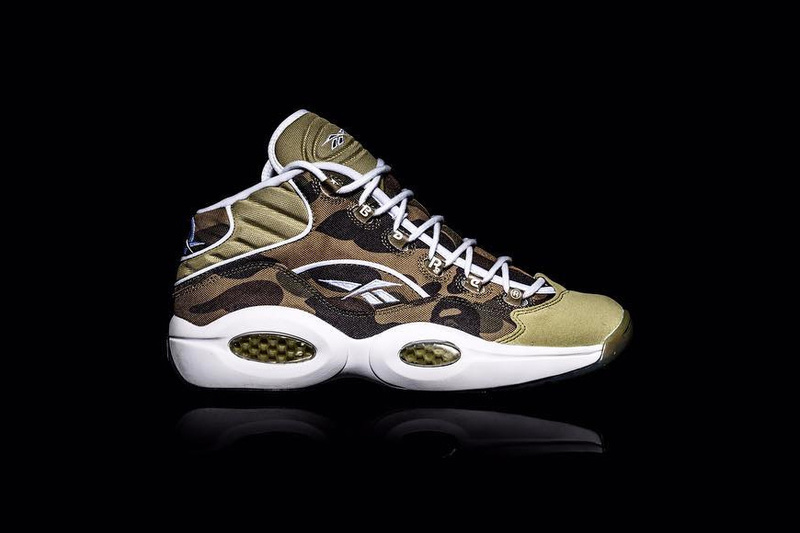 BAPE and Reebok Rework Question Mid Silhouette