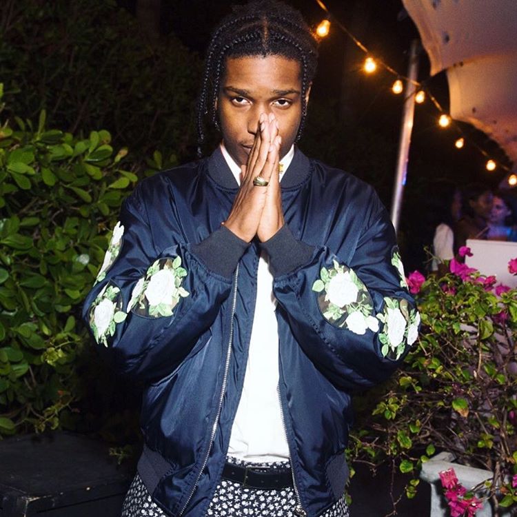 SPOTTED: ASAP Rocky In Head-To-Toe Dior At Miami Art Basel