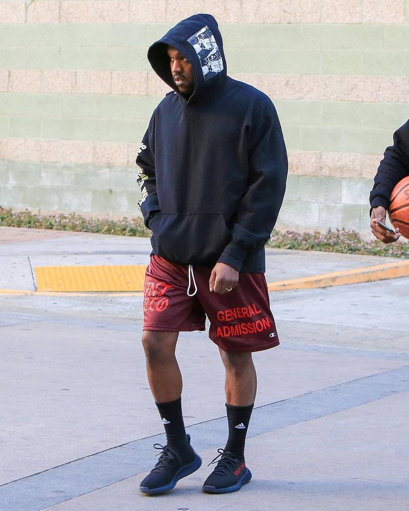 SPOTTED: Kanye West In Saint Pablo & Adidas Yeezy