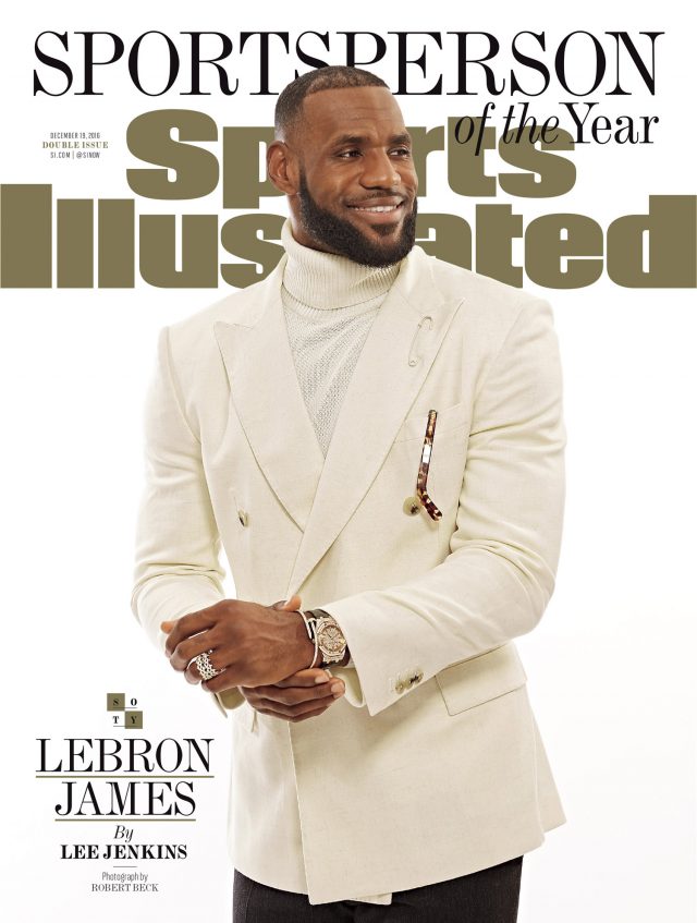 LeBron James In Tom Ford & Gucci For Sportsperson Of The Year Magazine Cover