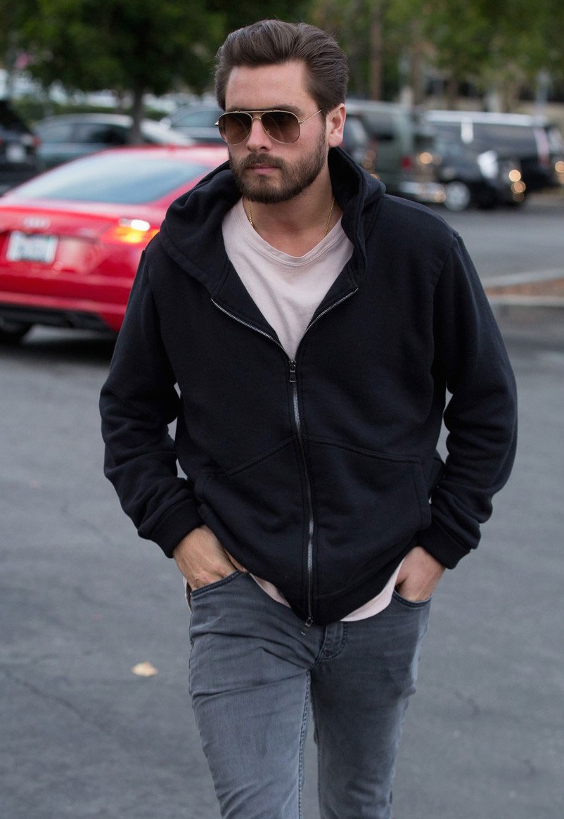 SPOTTED: Scott Disick In Calabasas Wearing Saint Laurent Jeans and Common Project Sneakers