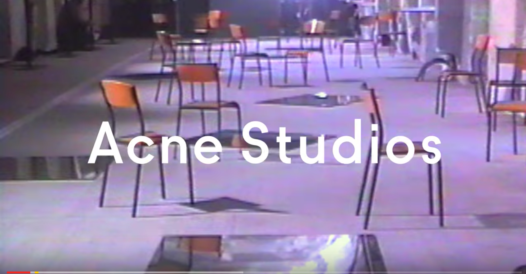 Acne Studios Men’s Spring/Summer 2017 Campaign Video