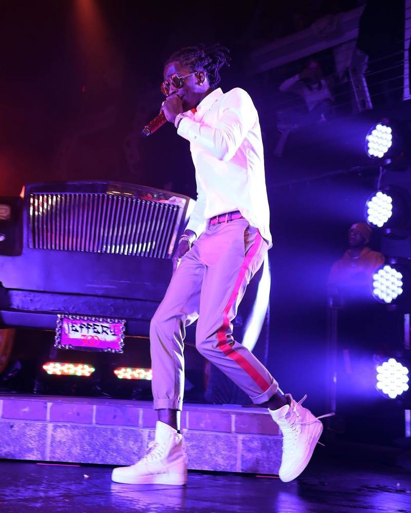 SPOTTED: Young Thug In Valentino & Nike