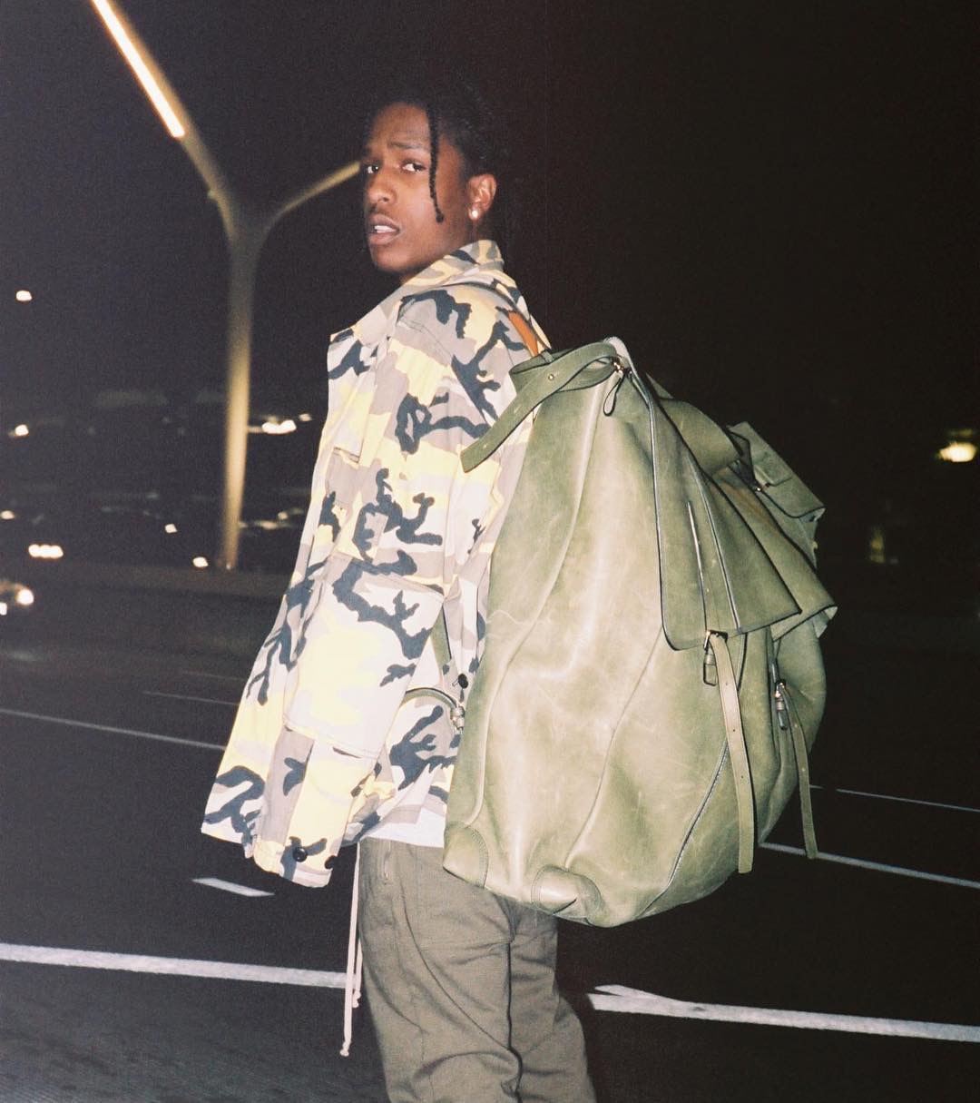 SPOTTED: A$AP Rocky In VLONE And Loewe