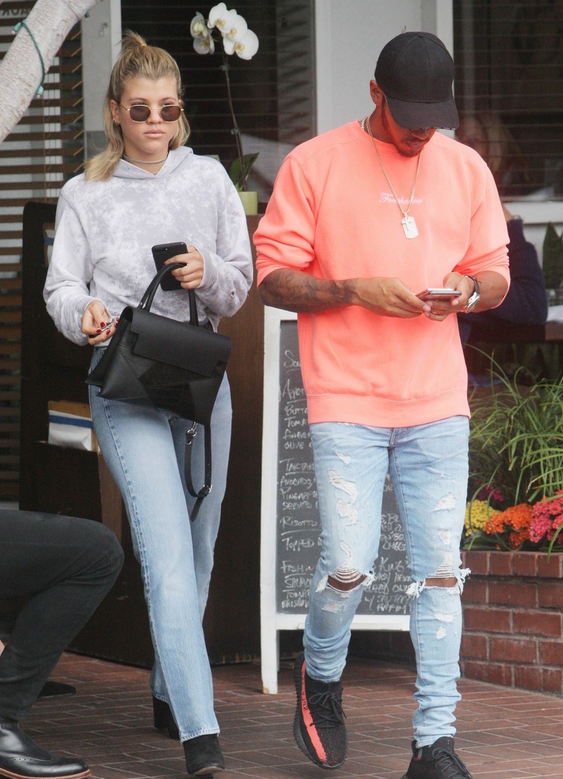 SPOTTED: Lewis Hamilton In Anti Social Social Club x Dover Street Market Sweater And Yeezy Boost 350