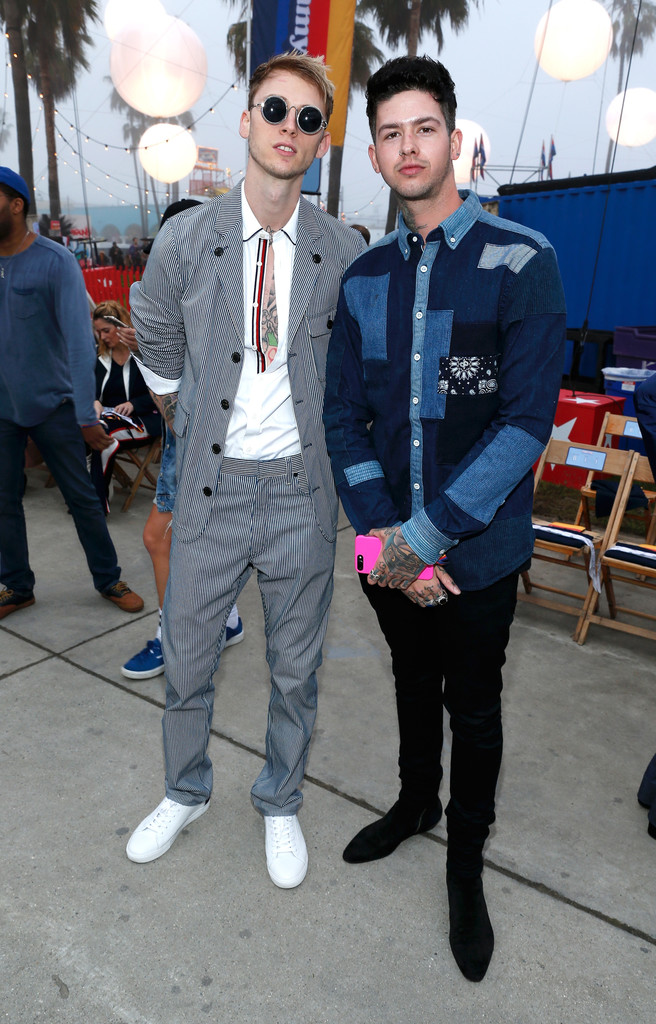 SPOTTED: Machine Gun Kelly In Tommy Hilfiger At The Tommyland Show