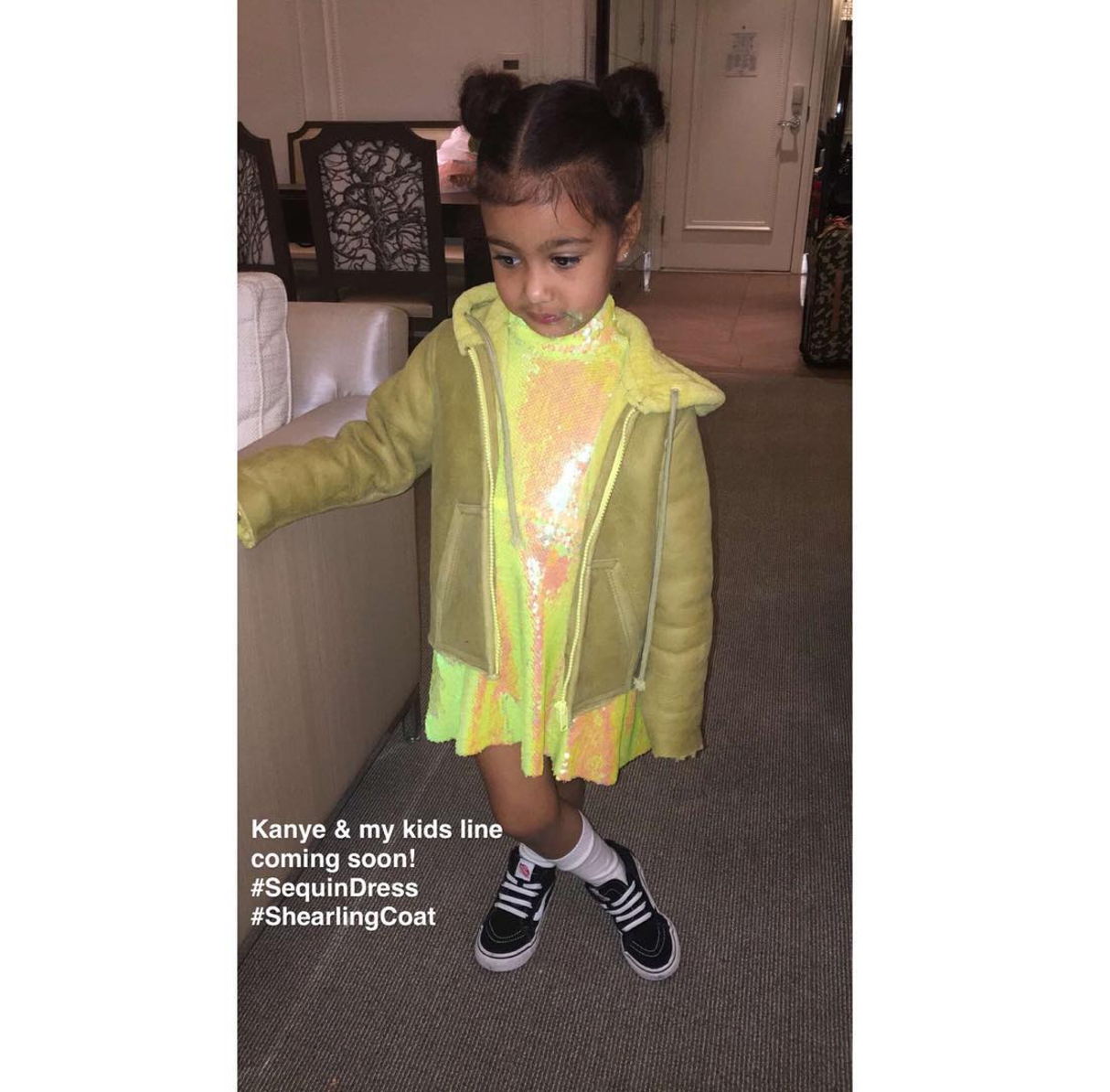 Kanye West And Kim Kardashian West Will Be Releasing A Kids Clothing Line