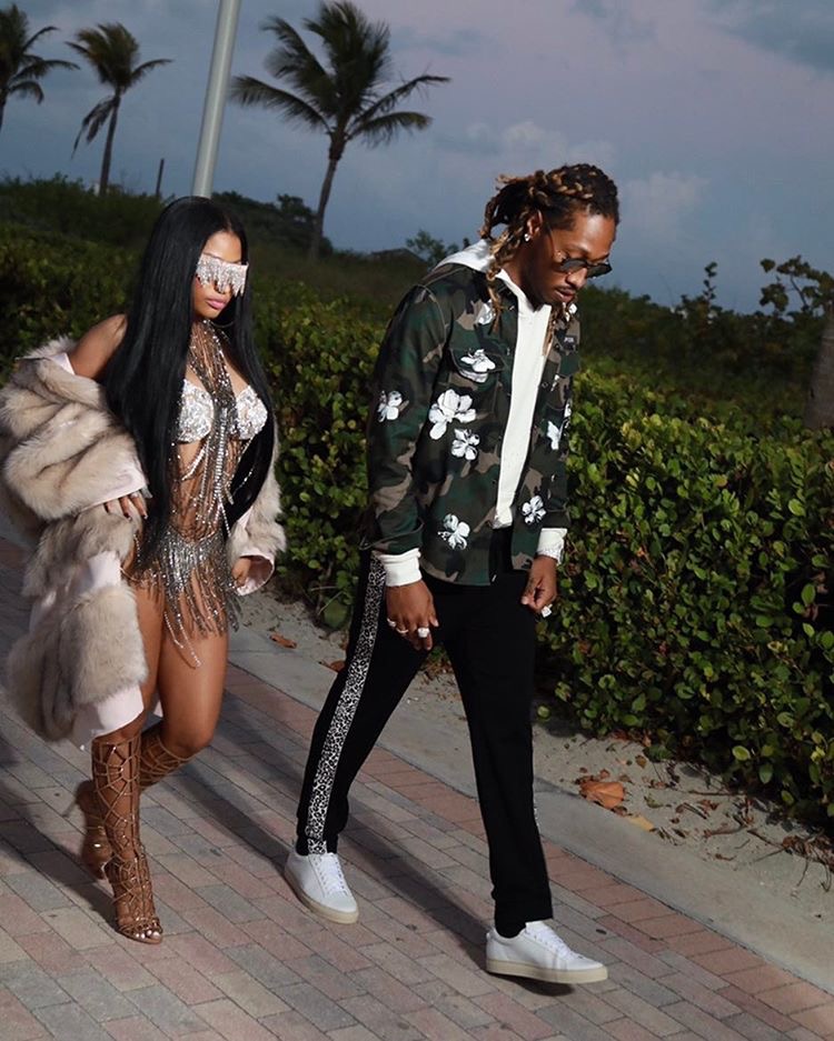 SPOTTED: Future Shoots Music Video With Nicki Minaj In Valentino, McQueen and Givenchy